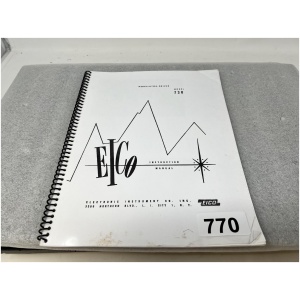 EICO 730 "Modulator-Driver" Instruction Manual