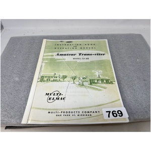 Multi-Elmac AF-68 Amateur Trans-Citer Instruction Book & Operating Manual