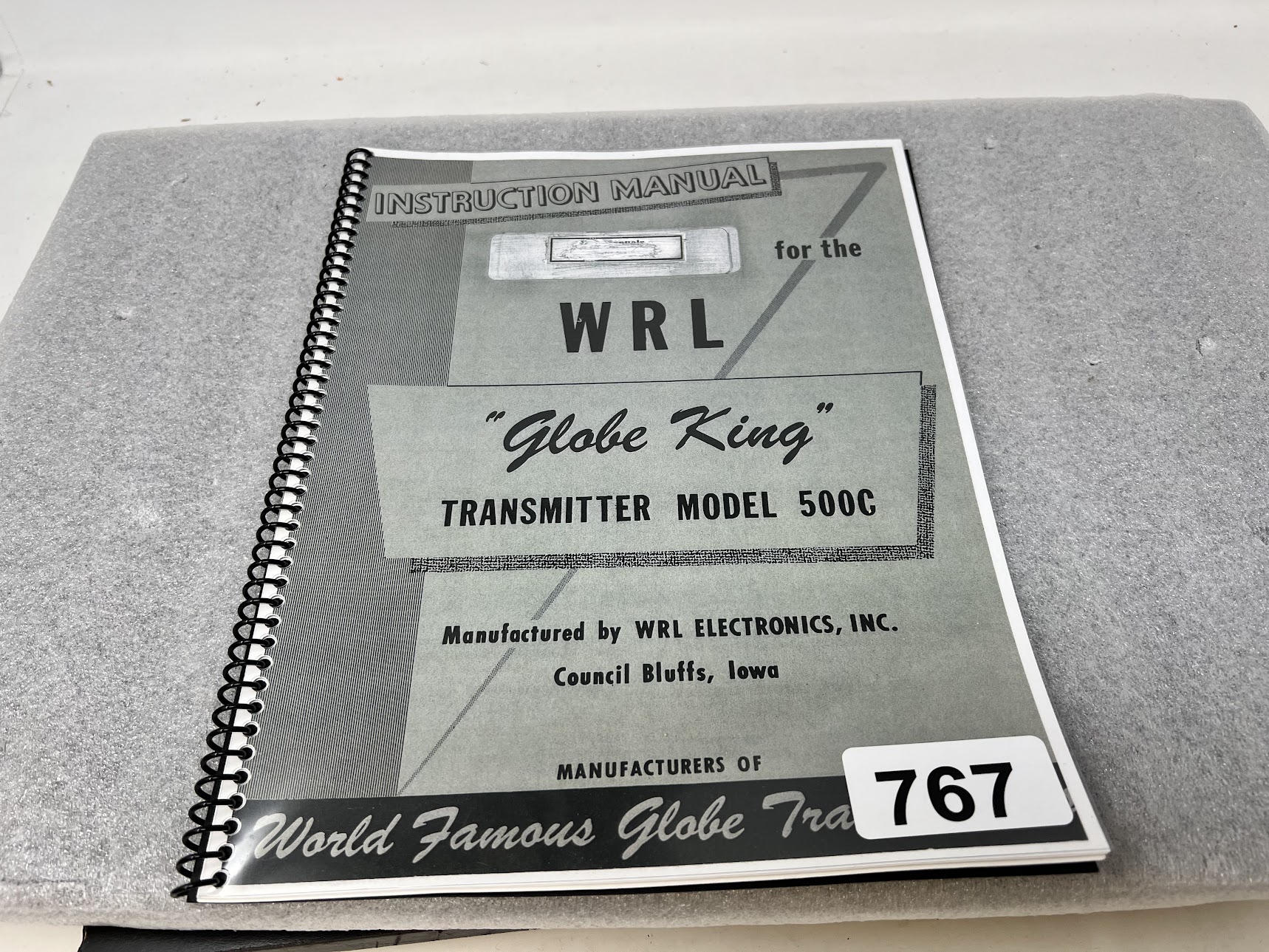 WRL Electronics "Globe King" 500C Transmitter