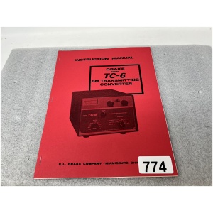 Drake TC-6 6M Transmitting Converter Instruction Manual