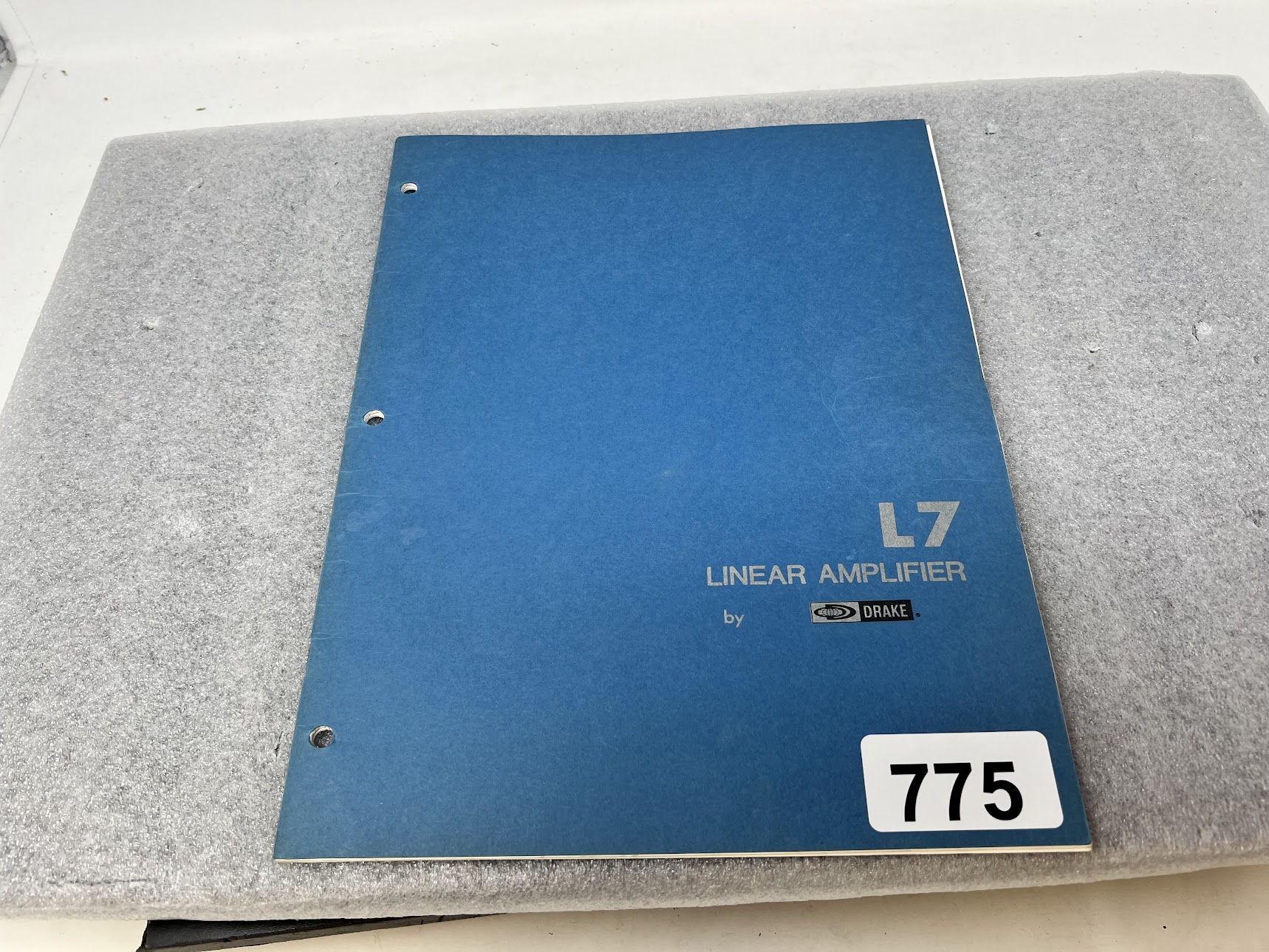 Drake L7 Linear Amplifier Manual