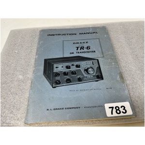 Drake TR-6 6M Transceiver Instruction Manual