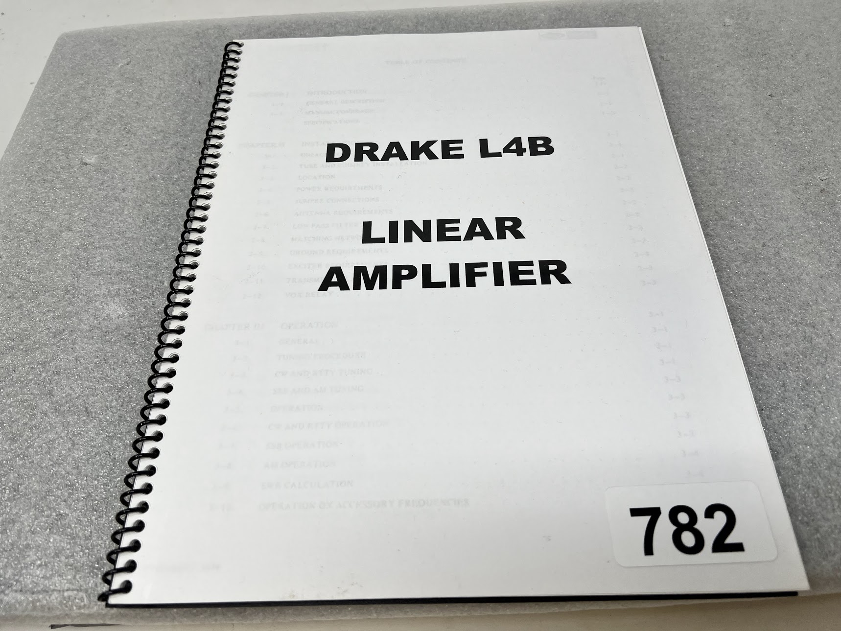 Drake L4B Linear Amplifier