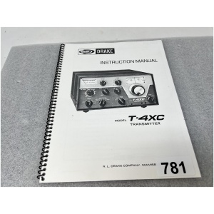 Drake Instruction Manual for T-4XC Transmitter