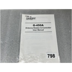 YAESU G-450A Antenna Rotator & Controller User Manual