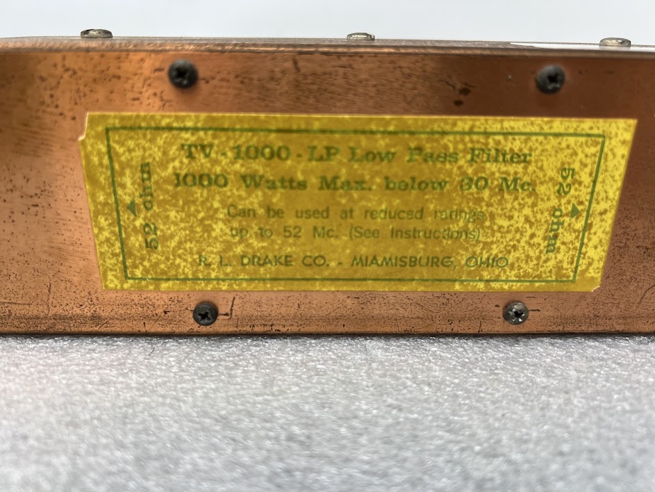 R.L. Drake TV-1000-LP Low Pass Filter - Image 5