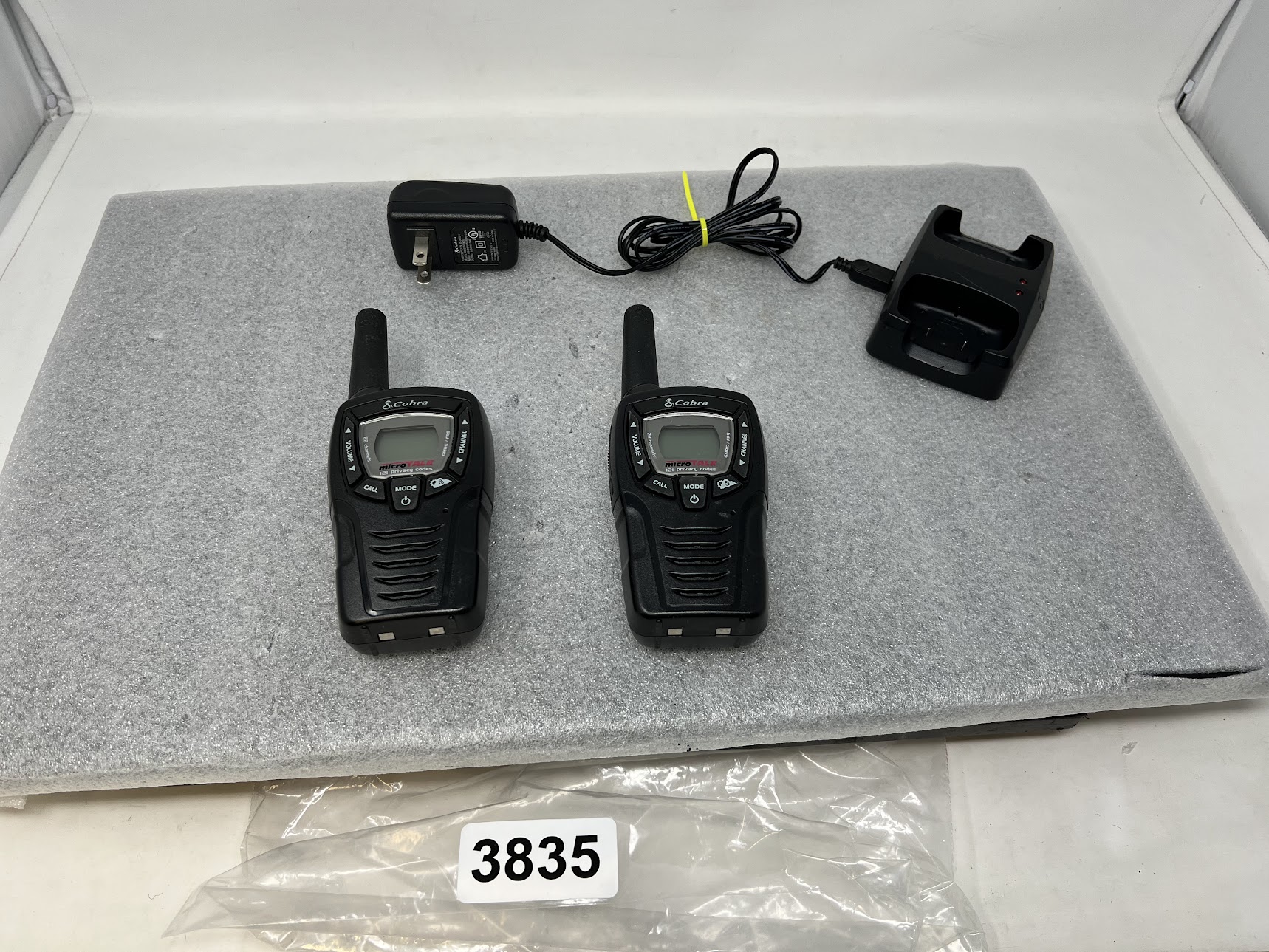 Cobra MicroTALK 121 Privacy Codes Walkie Talkies