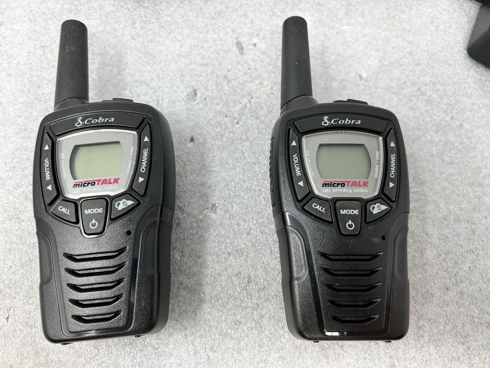 Cobra MicroTALK 121 Privacy Codes Walkie Talkies - Image 2