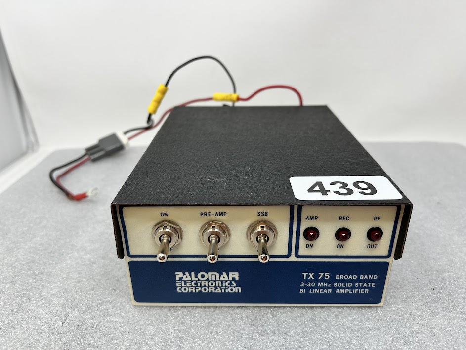 Palomar Electronics Corporation TX 75 Solid State Bi Linear Amplifier