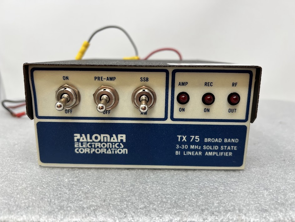 Palomar Electronics Corporation TX 75 Solid State Bi Linear Amplifier - Image 2