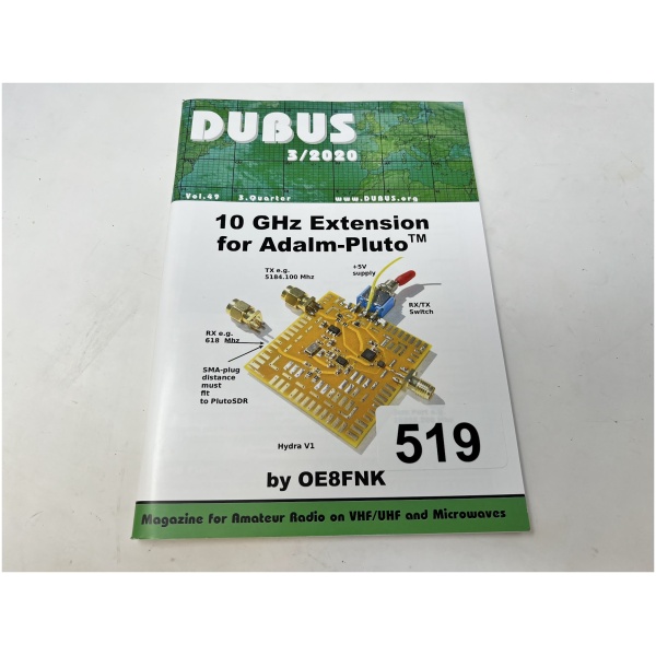 DUBUS Magazine Vol.49 "1- GHz Extension for Adalm-Pluto"