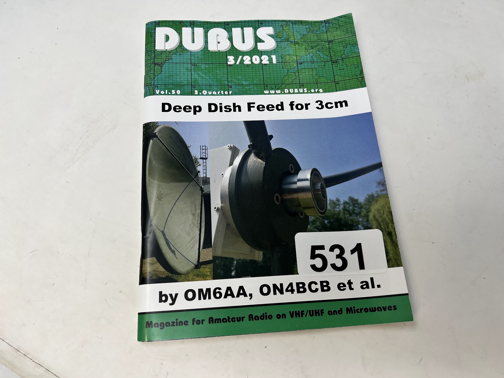 DUBUS Magazine Vol.50 "Deep Dish Feed for 3cm"