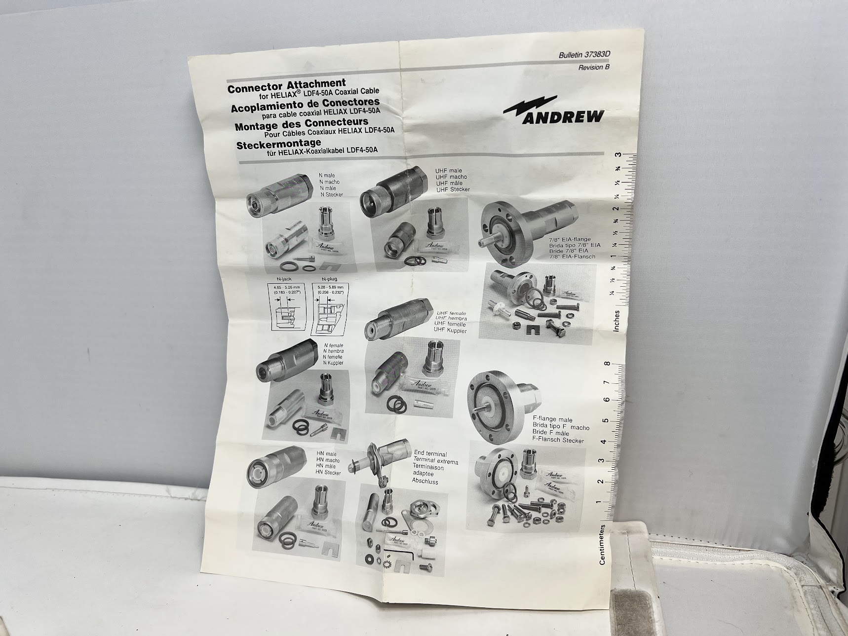 ANDREW L4NM N Male Connector (Replaces L44AW) - Image 4