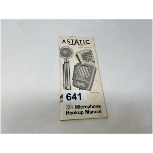 ASTATIC CB Microphone Hookup Manual