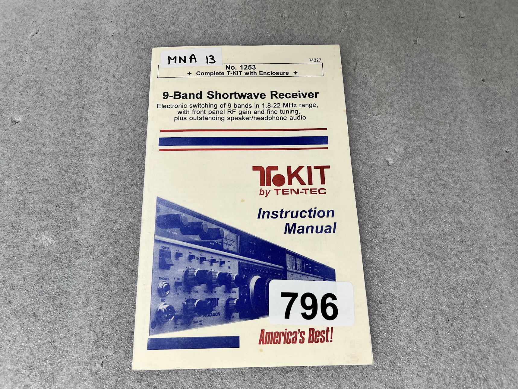 TenTec Instruction Manual for 9-Band Shortwave Receiver