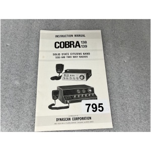 DYNASCAN Instruction Manual for COBRA 138/139