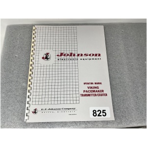 E.F Johnson Operating Manual for Viking Pacemaker Transmitter/Exciter