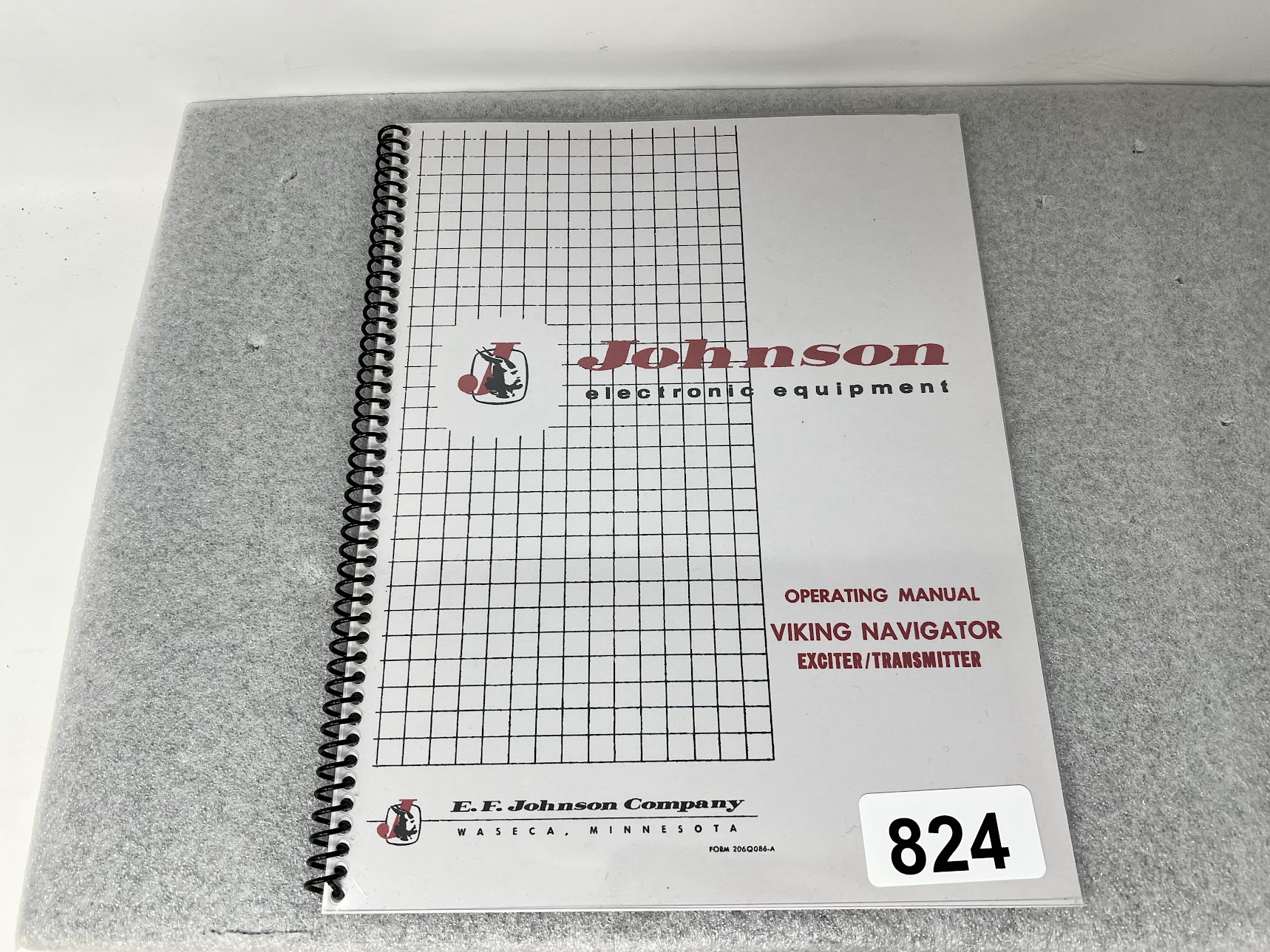 E.F Johnson Operating Manual for Viking Navigator Transmitter/Exciter