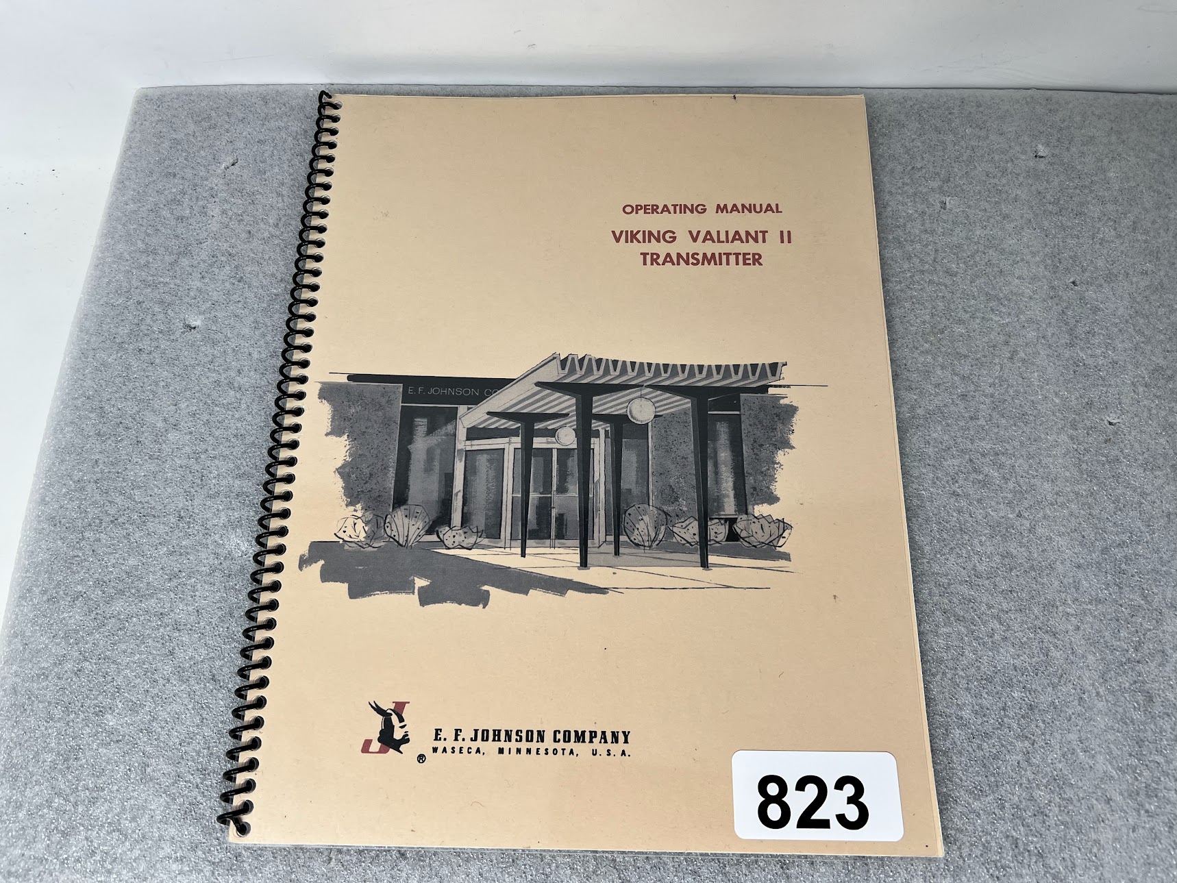 E.F Johnson Operating Manual for Viking Valiant II Transmitter