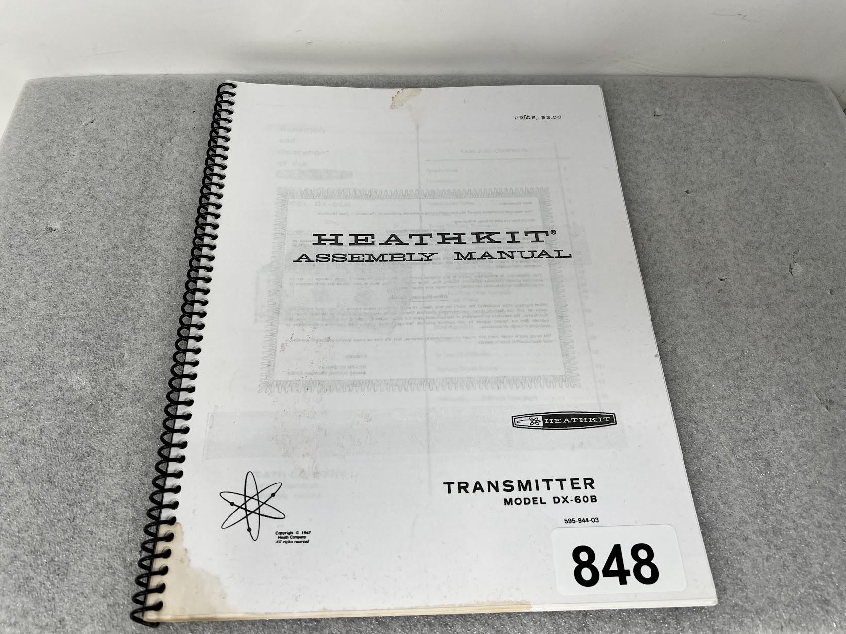 HEATHKIT Assembly Manual for DX-60B Transmitter