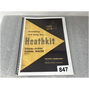 HEATHKIT Assembly Manual for T-4 Visual-Aural Signal Tracer