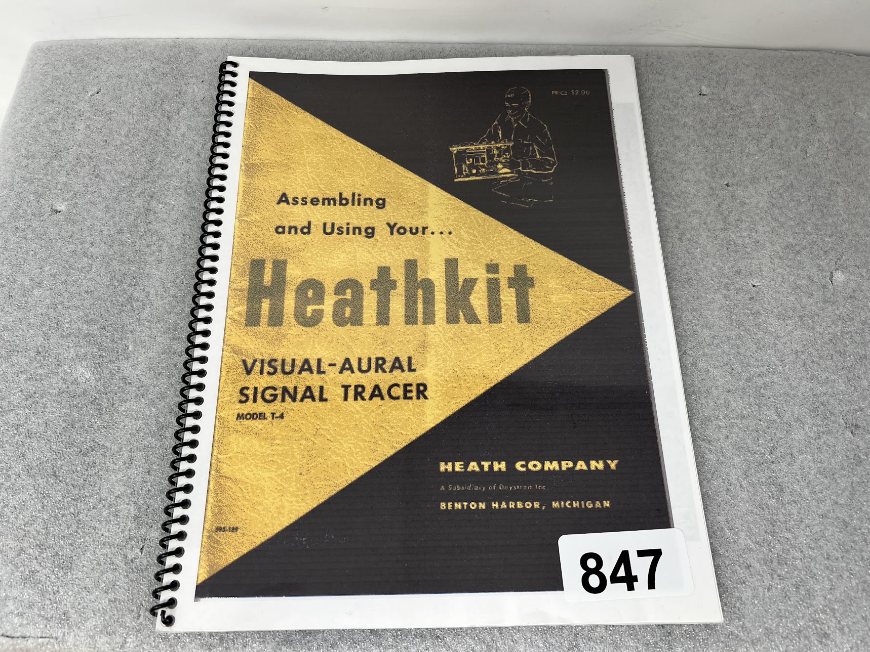 HEATHKIT Assembly Manual for T-4 Visual-Aural Signal Tracer