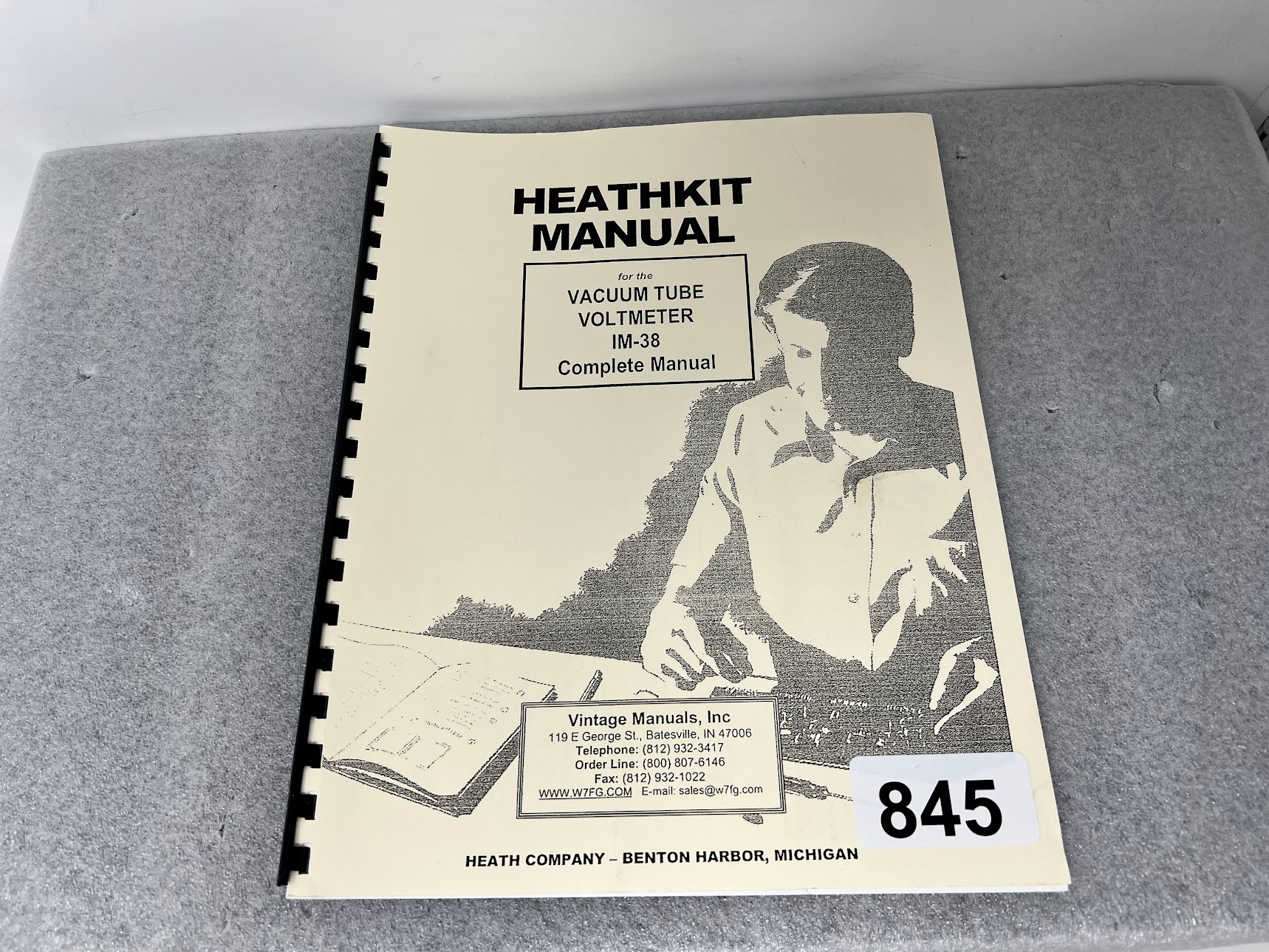 HEATHKIT Complete Manual for IM-38 Vacuum Tube Voltmeter