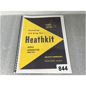 HEATHKIT Assembly Manual for AG-9 Audio Generator