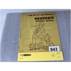 HEATHKIT Assembly Manual for HM-2103 RF Load Wattmeter