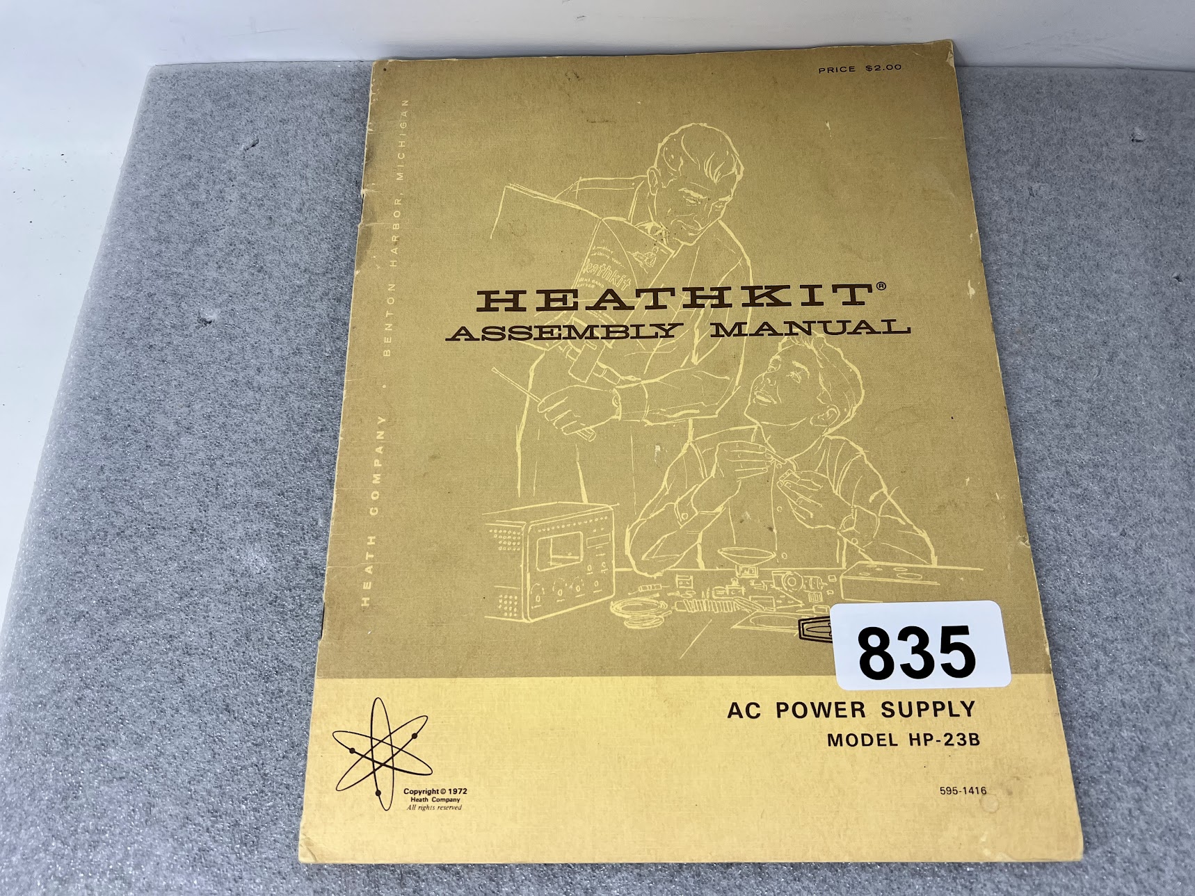 HEATHKIT Assembly Manual for HP-23B AC Power Supply