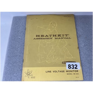 HEATHKIT Assembly Manual for IM-103 Line Voltage Monitor