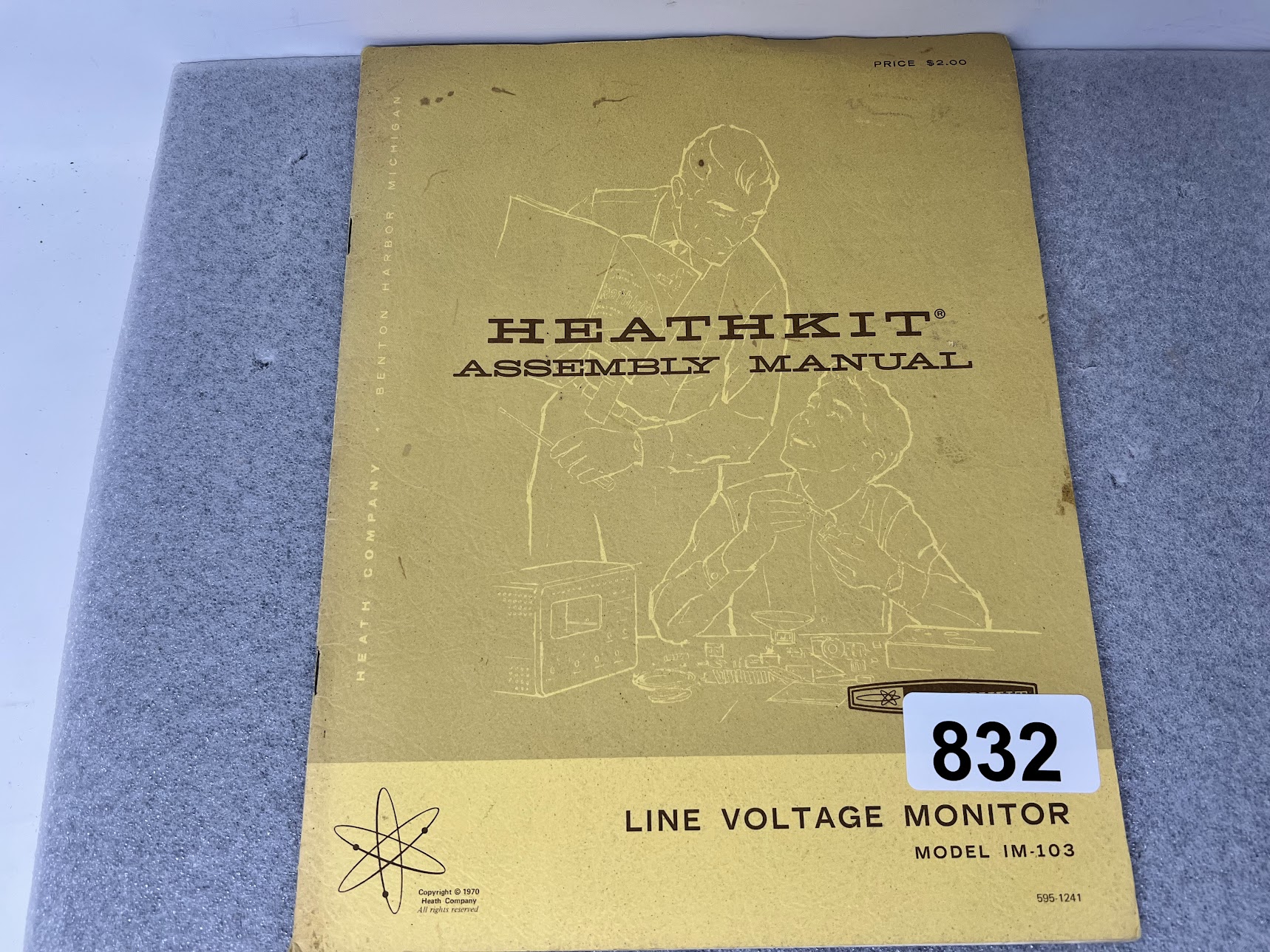 HEATHKIT Assembly Manual for IM-103 Line Voltage Monitor