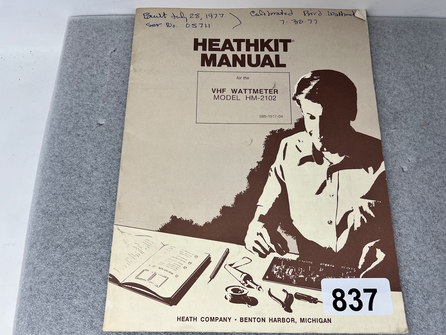 HEATHKIT Manual for HM-2102 VHF Wattmeter