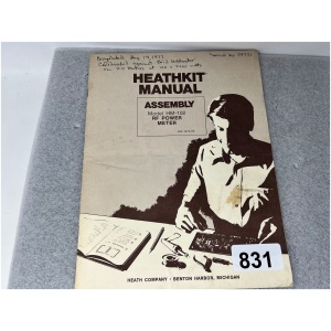 HEATHKIT Assembly Manual for HM-102 RF Power Meter