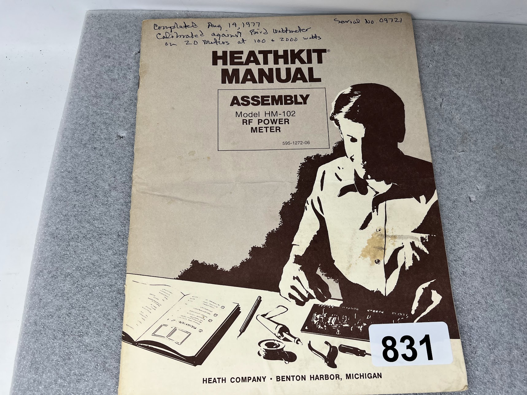 HEATHKIT Assembly Manual for HM-102 RF Power Meter