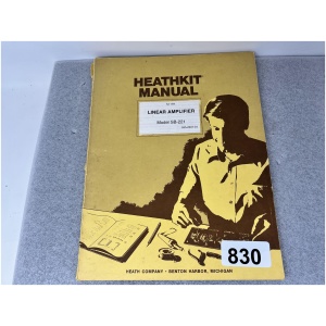 HEATHKIT Manual for SB-221 Linear Amplifier
