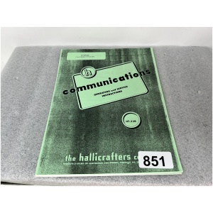 Hallicrafters HT-33B Operating & Service Instructions