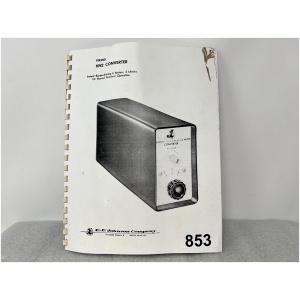 E.F Johnson Viking 6N2 Converter Operation Manual