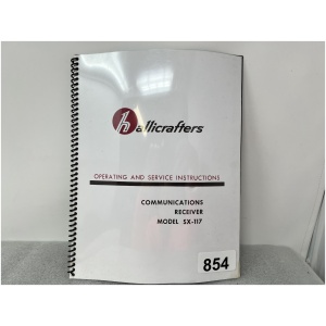 Hallicrafters SX-117 Operation Manual