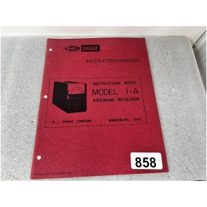 DRAKE I-A Instruction Manual