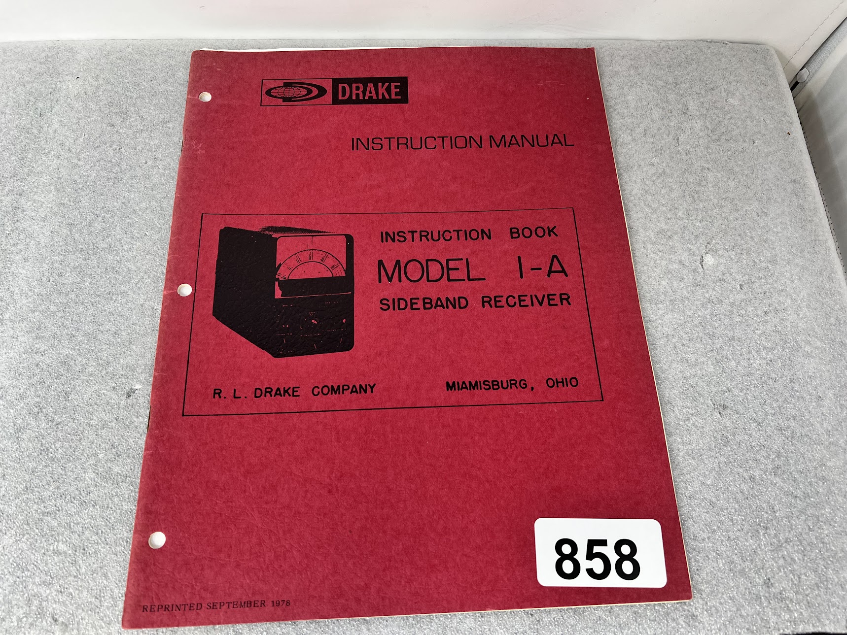 DRAKE I-A Instruction Manual