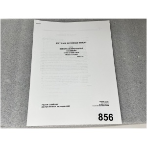 HEATH Software Refrence Manual for Memory & Input/Output Accessory for the ET-3400 Trainer