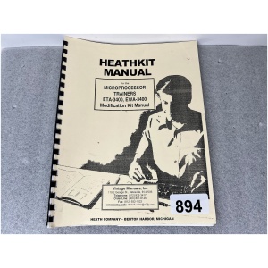 HEATHKIT Manual for Microprocessor Trainers ETA-3400, EWA-3400