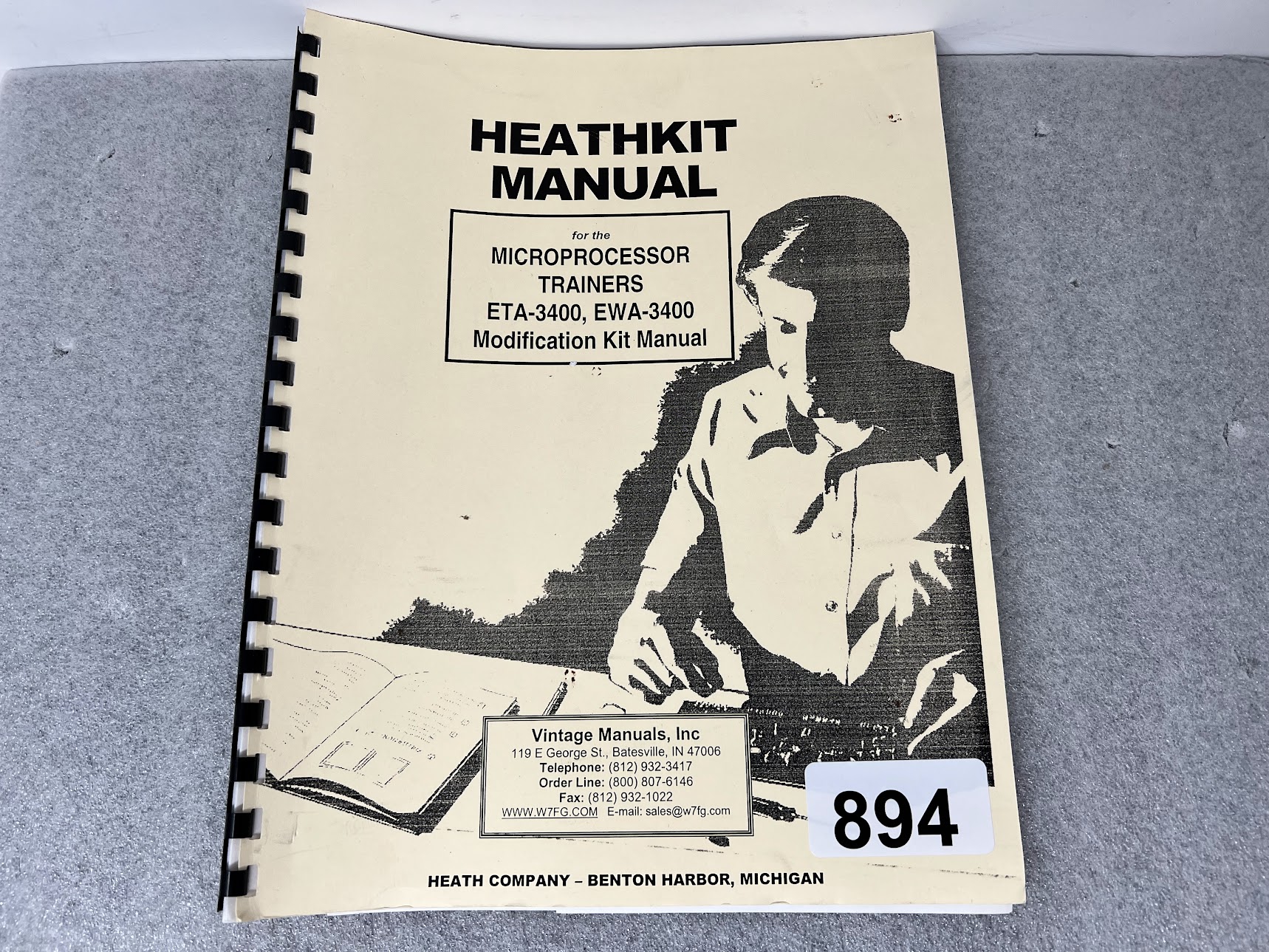 HEATHKIT Manual for Microprocessor Trainers ETA-3400, EWA-3400