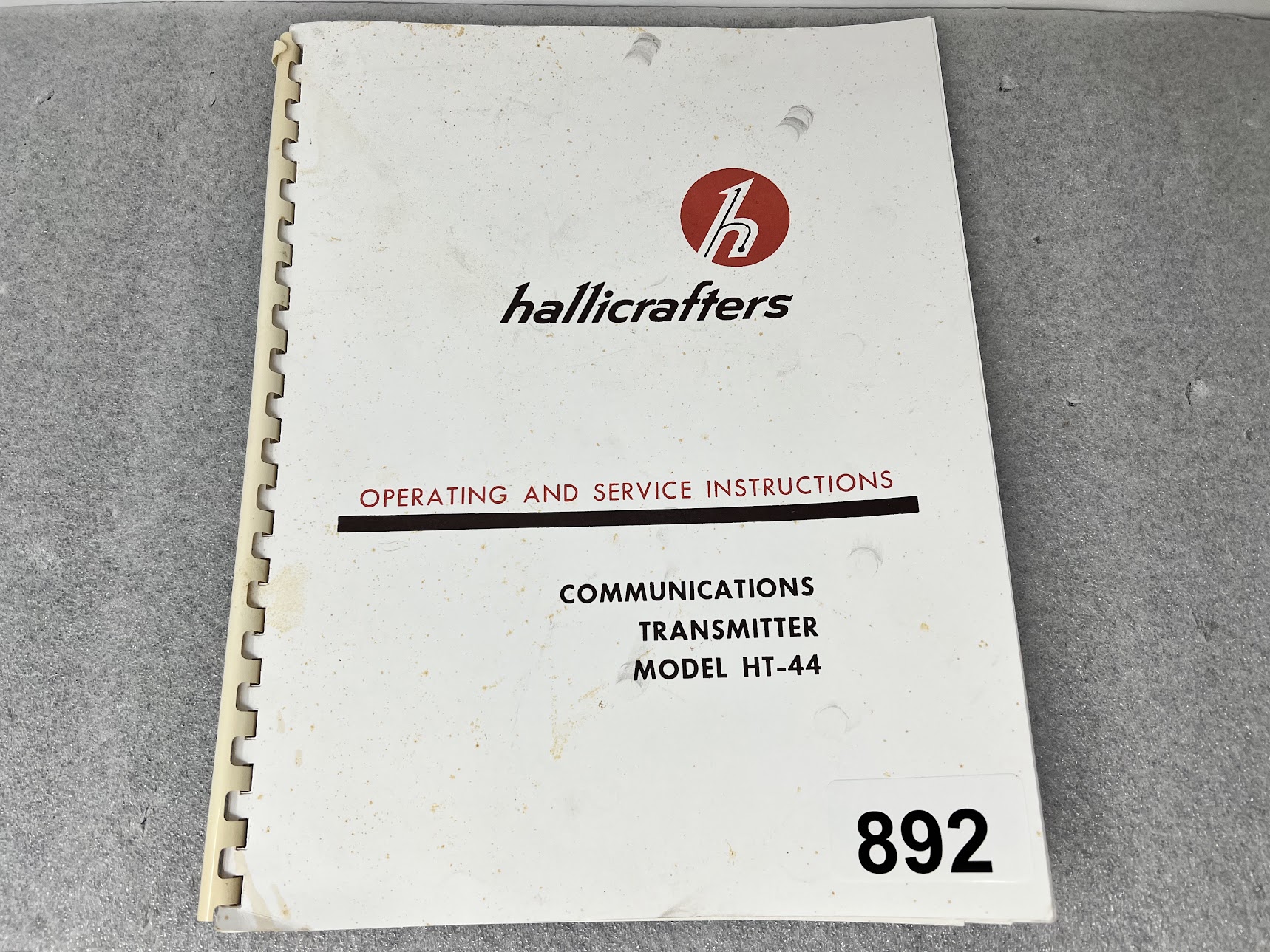 Hallicrafters HT-44 Operating & Service Instructions