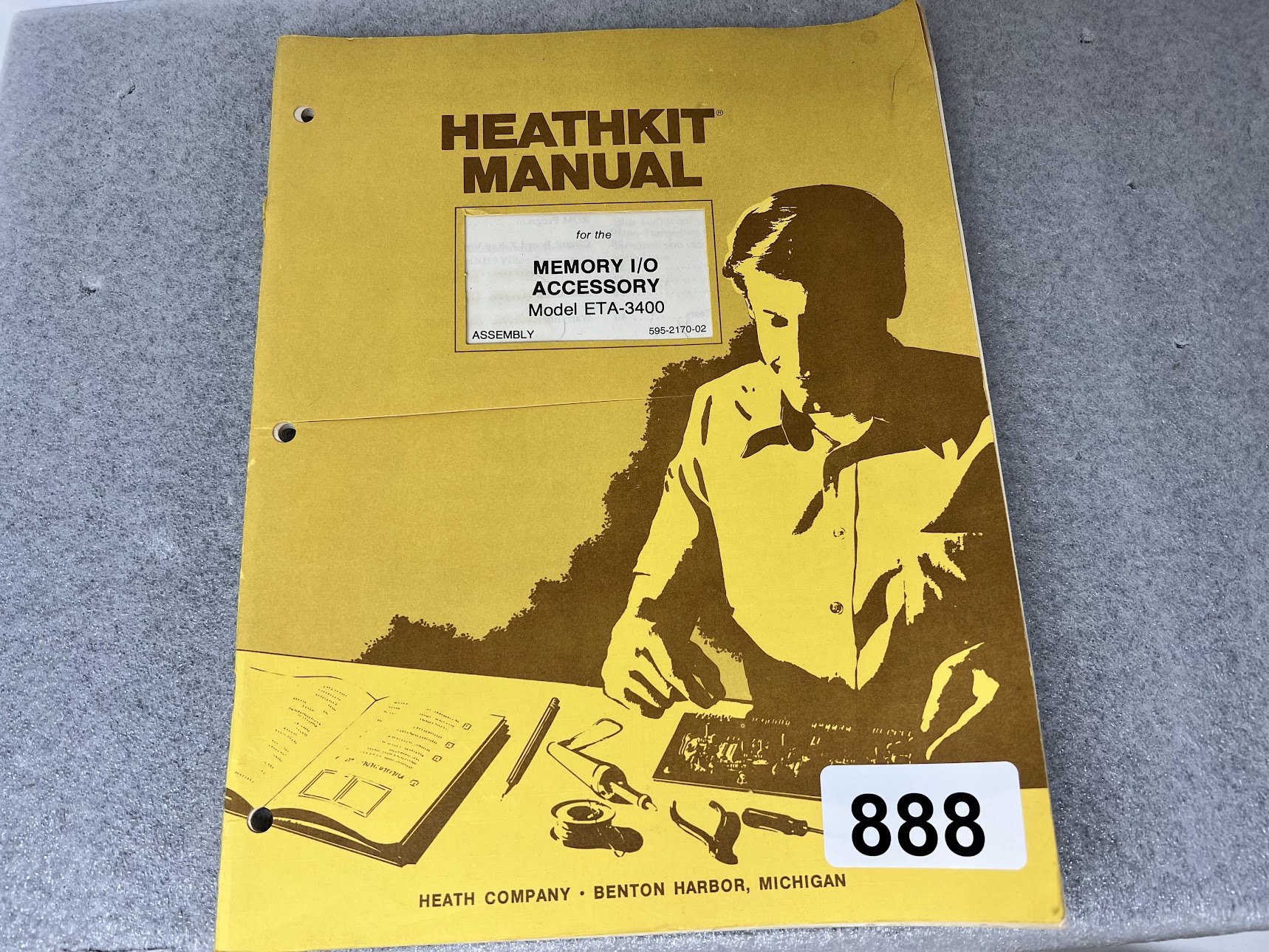 Heathkit Manual for Memory I/O Accessory ETA-3400
