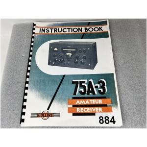COLLINS Instruction Book for 75A-3 Amateur Receiver