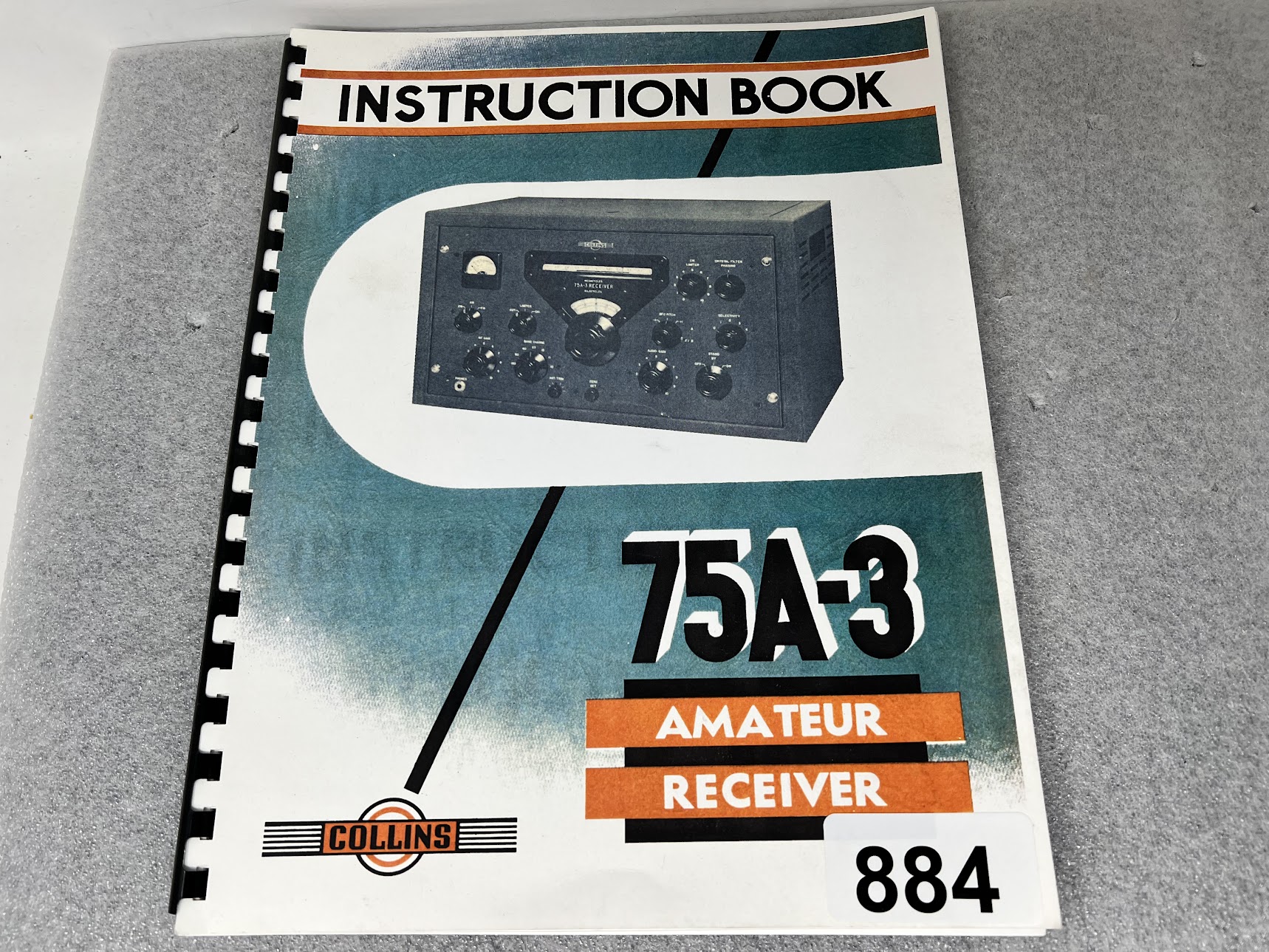COLLINS Instruction Book for 75A-3 Amateur Receiver