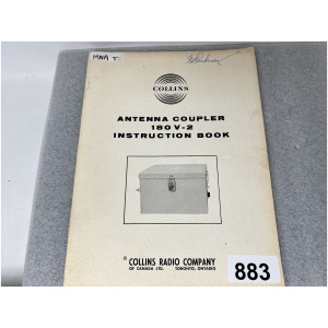 COLLINS Instruction Book for 180 V-2 Antenna Coupler