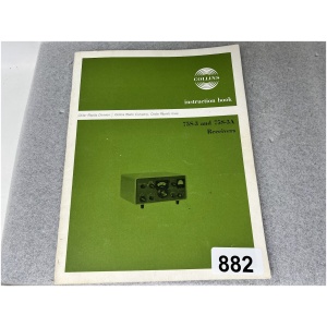 COLLINS Instruction Book for 75S-3 & 75S-3A Receivers